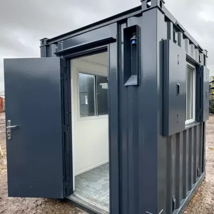 Conteneur de bureau 7x7 pieds | Bâtiment portable | Bâtiment anti-vandalisme