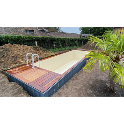 Conteneur Piscine 20 » Pieds Hors-sol, Semi-enterrée- Neuf